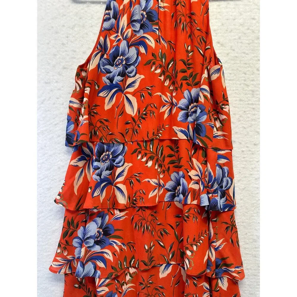 Loft Women Sleeveless Layered Dress Ruffled Coquette Y2K Size‎ S Boho Festival
